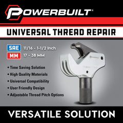 Powerbuilt detail of hardened cutting edge ensuring long-lasting performance