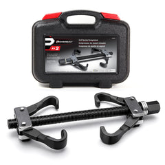 Powerbuilt front packaging showing kit and case, conveys professional quality