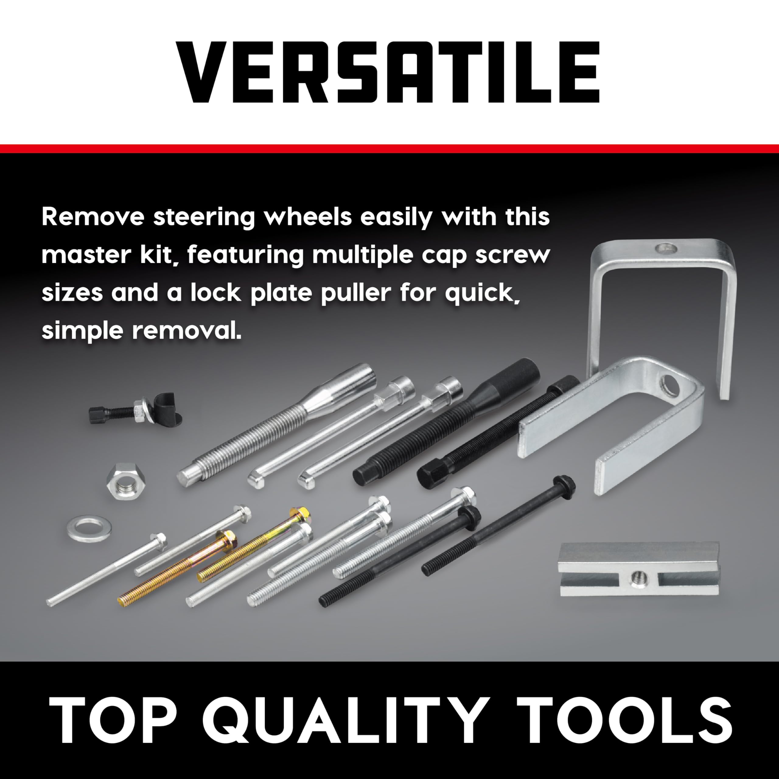 Powerbuilt puller legs detail demonstrating hardened steel construction and durability
