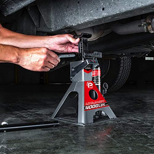 Powerbuilt UniJack folded compact for trunk storage and portability benefit