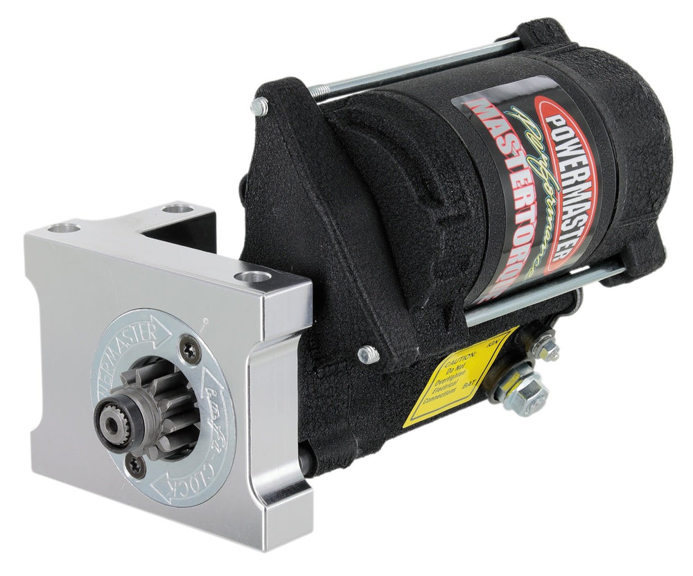 Powermaster 9612 starter front view showing mounting and reliable fit