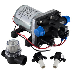 PowerMax front view pump showing compact housing and mounting points for easy installation