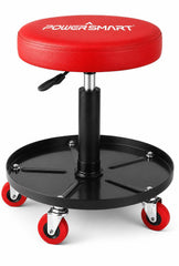 PowerSmart roller seat front view showing sturdy frame and benefit of durable support