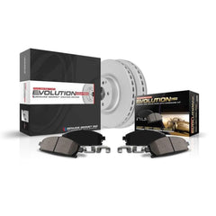 PowerStop Z17 kit front packaging showing complete brake upgrade and benefits