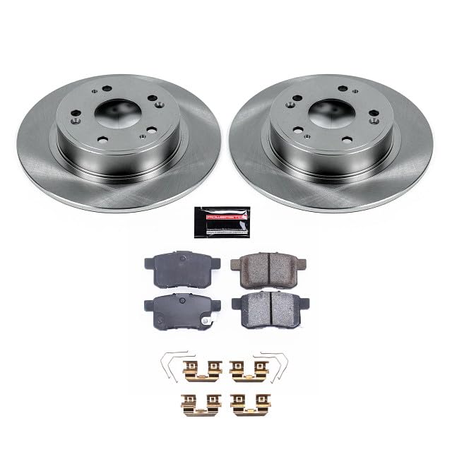PowerStop Z17 ceramic brake pad close-up highlighting pad texture and low-dust benefit