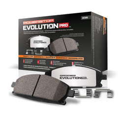 PowerStop Z36 front pad packaging showing kit and benefits