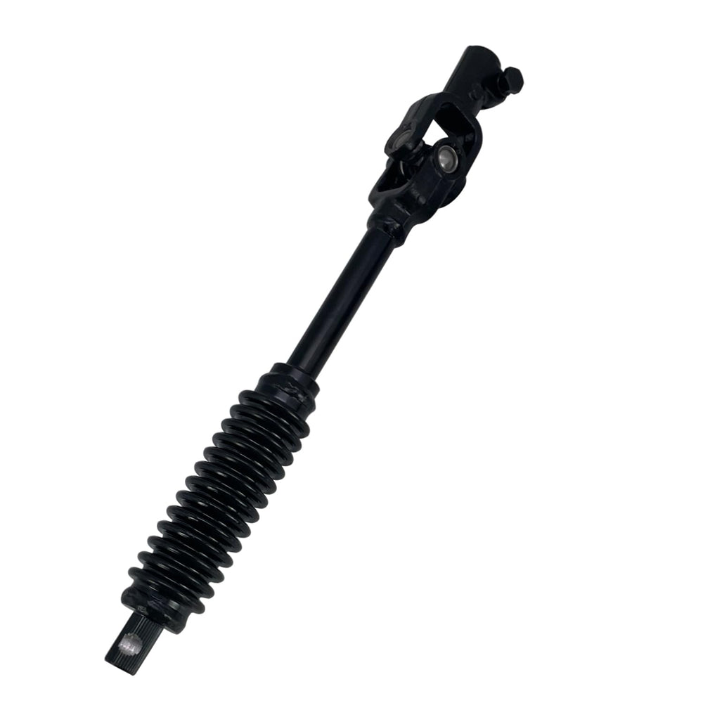 POWERWORKS front view of steering shaft showing bolt holes and fitment for easy replacement