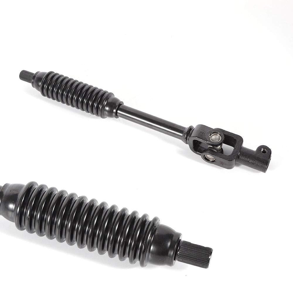 POWERWORKS close-up of universal joint showing precision machining for smoother steering