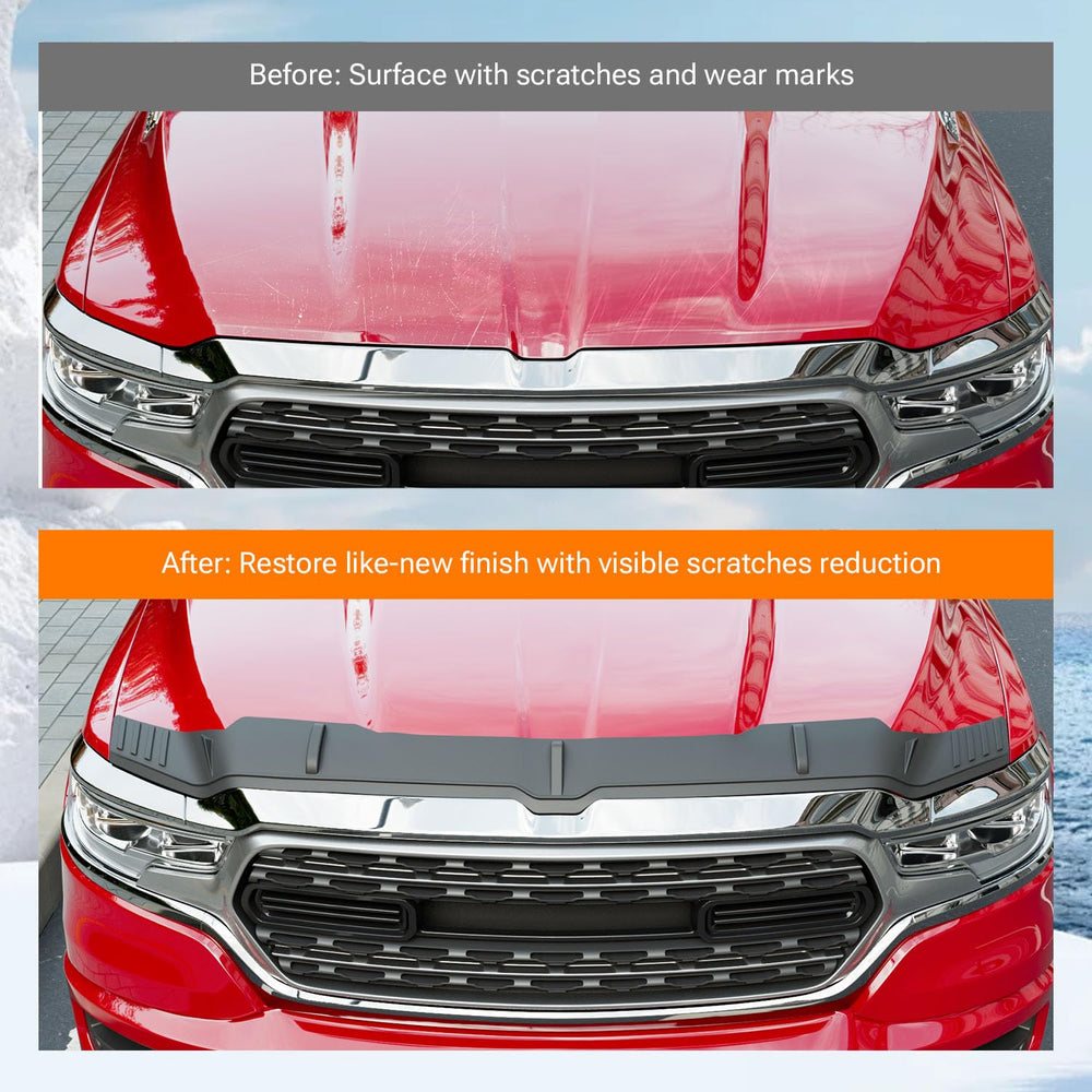 powoq installed on RAM 1500 front showing clean factory-like protection