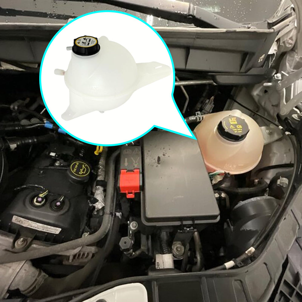 PPNZQAUT installed under-hood in Ford Transit illustrating direct-fit replacement