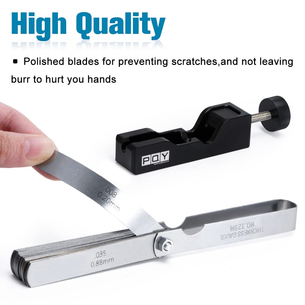 PQY brass blade close-up highlighting 0.25mm piece suited for electronic ignitions