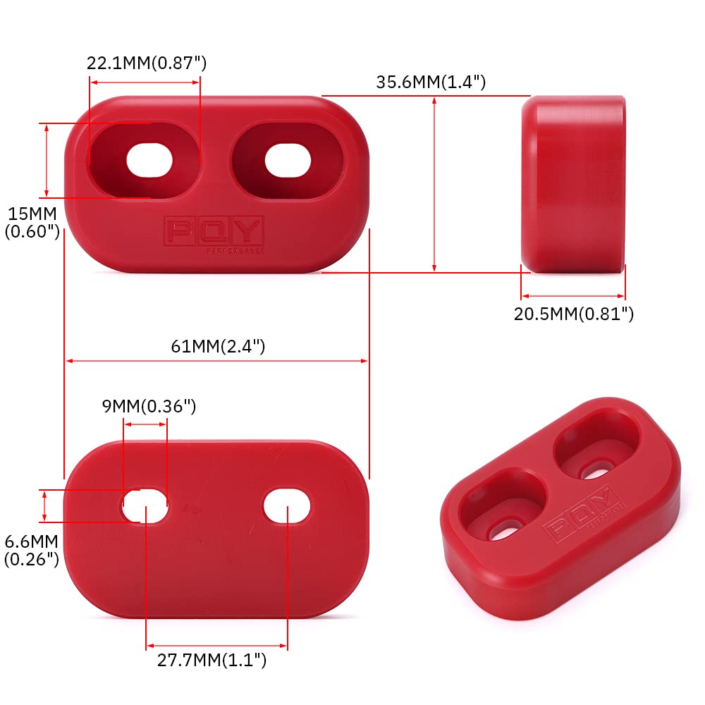 PQY installed bushing at door latch demonstrating reduced rattle and firm contact