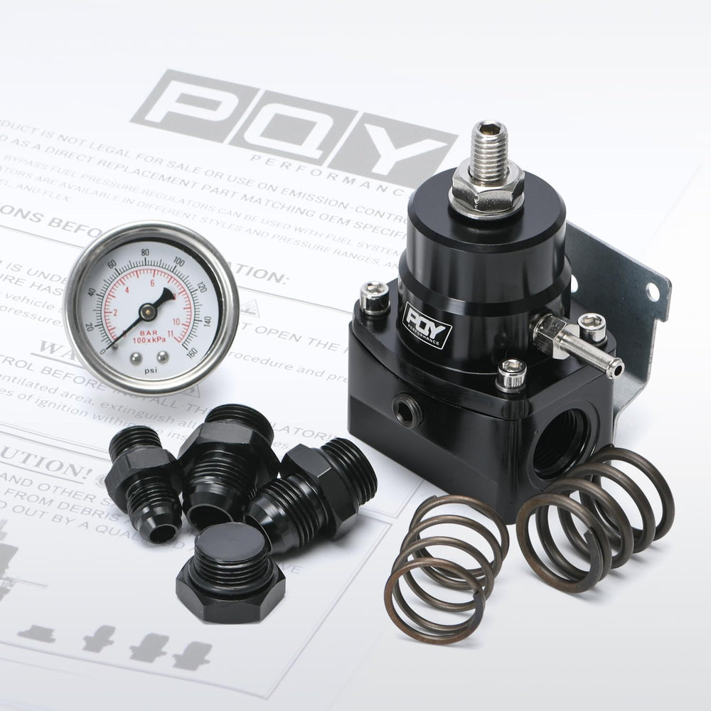 PQY regulator installed in engine bay demonstrating compact fit and serviceability