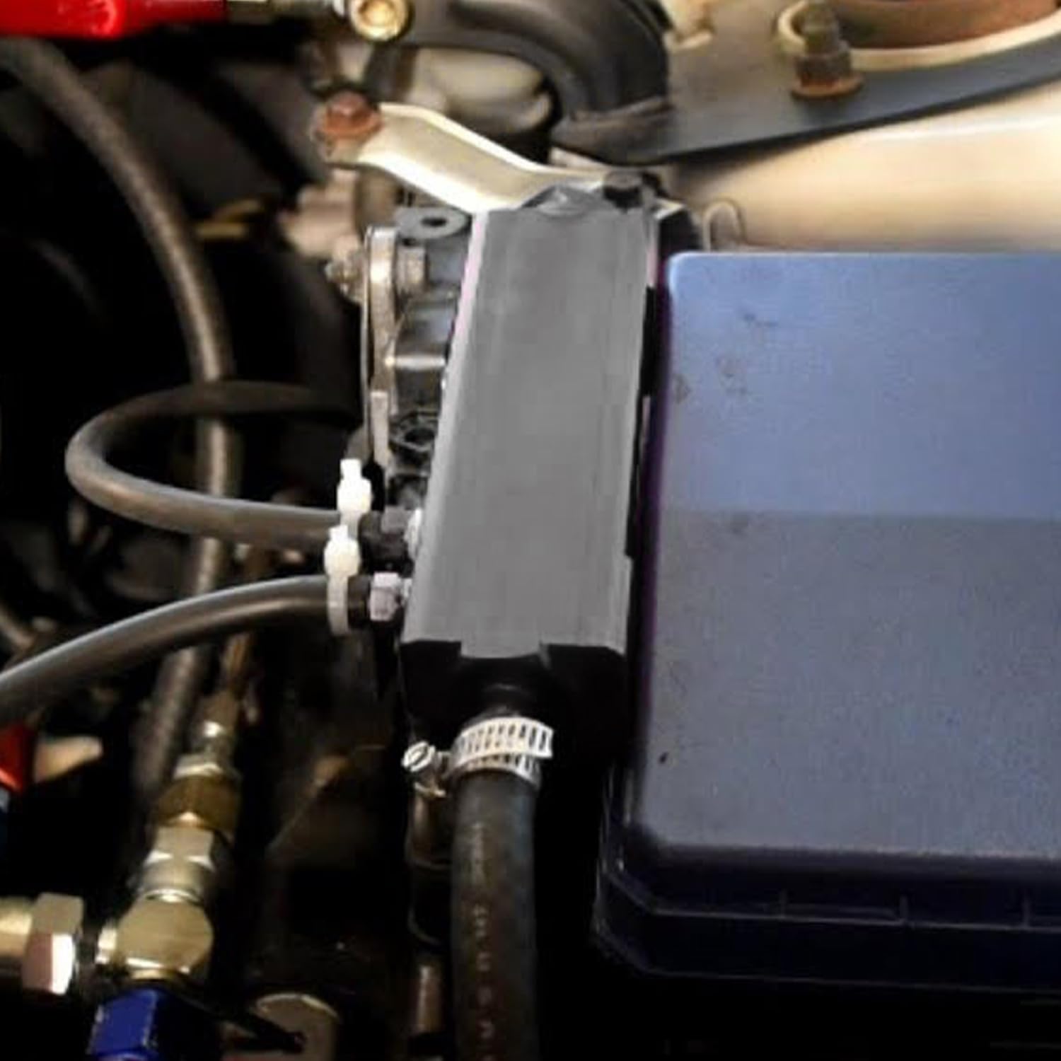PQY vacuum block connected to boost gauge demonstrating reliable sensor feed