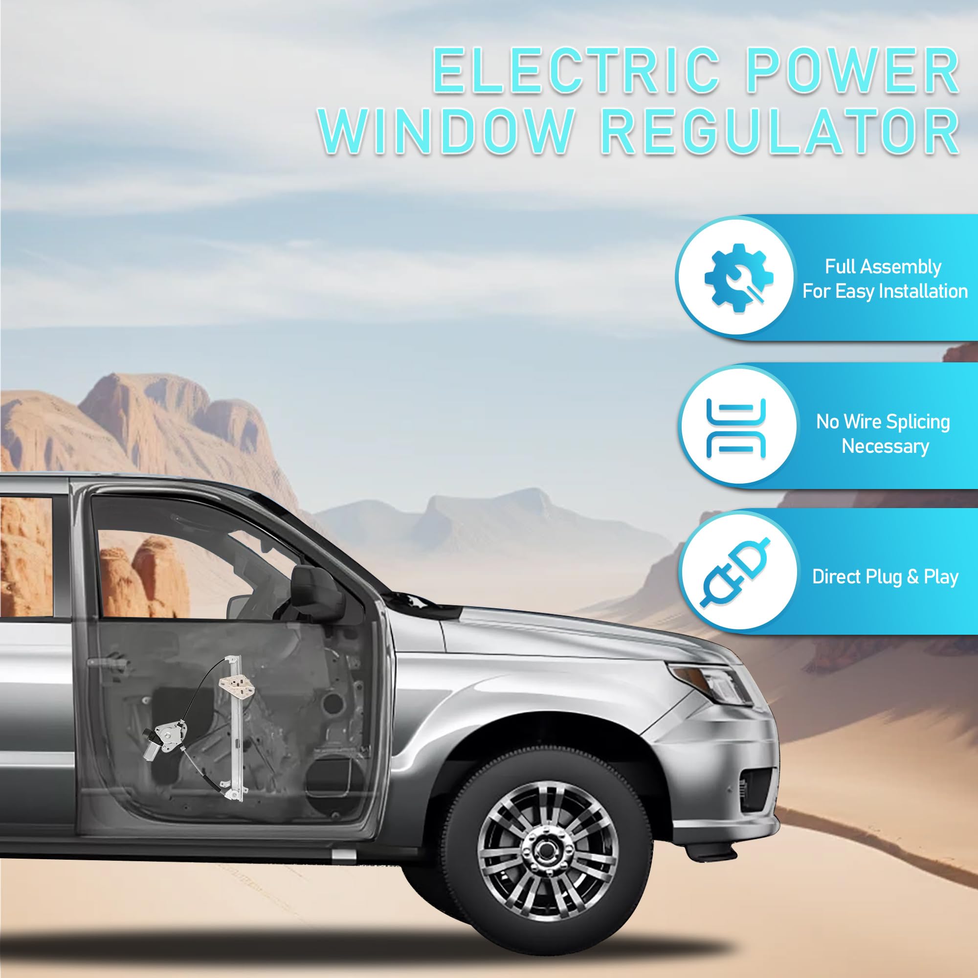 Predep installed vehicle lifestyle shot demonstrating restored window function