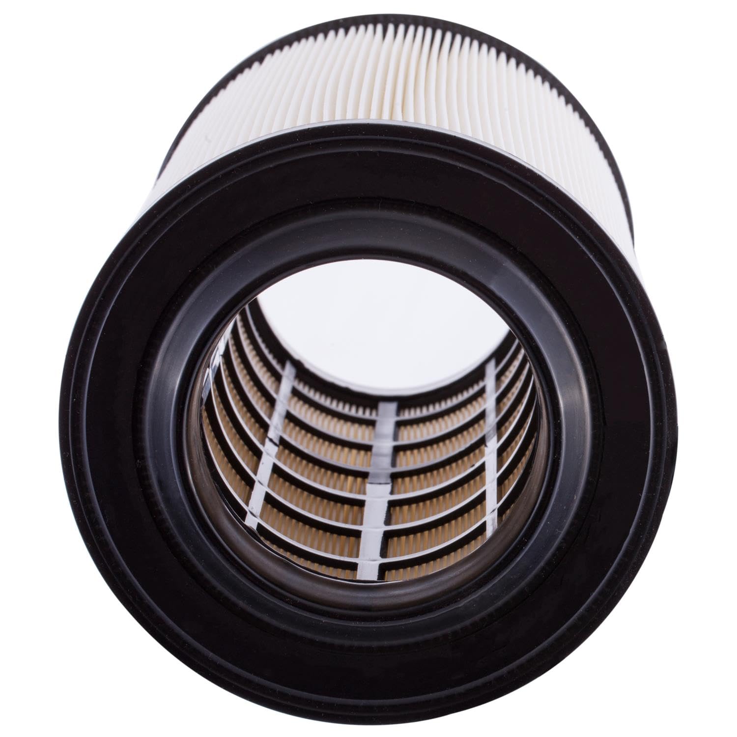 Premium Guard filter cutaway showing layered construction benefit