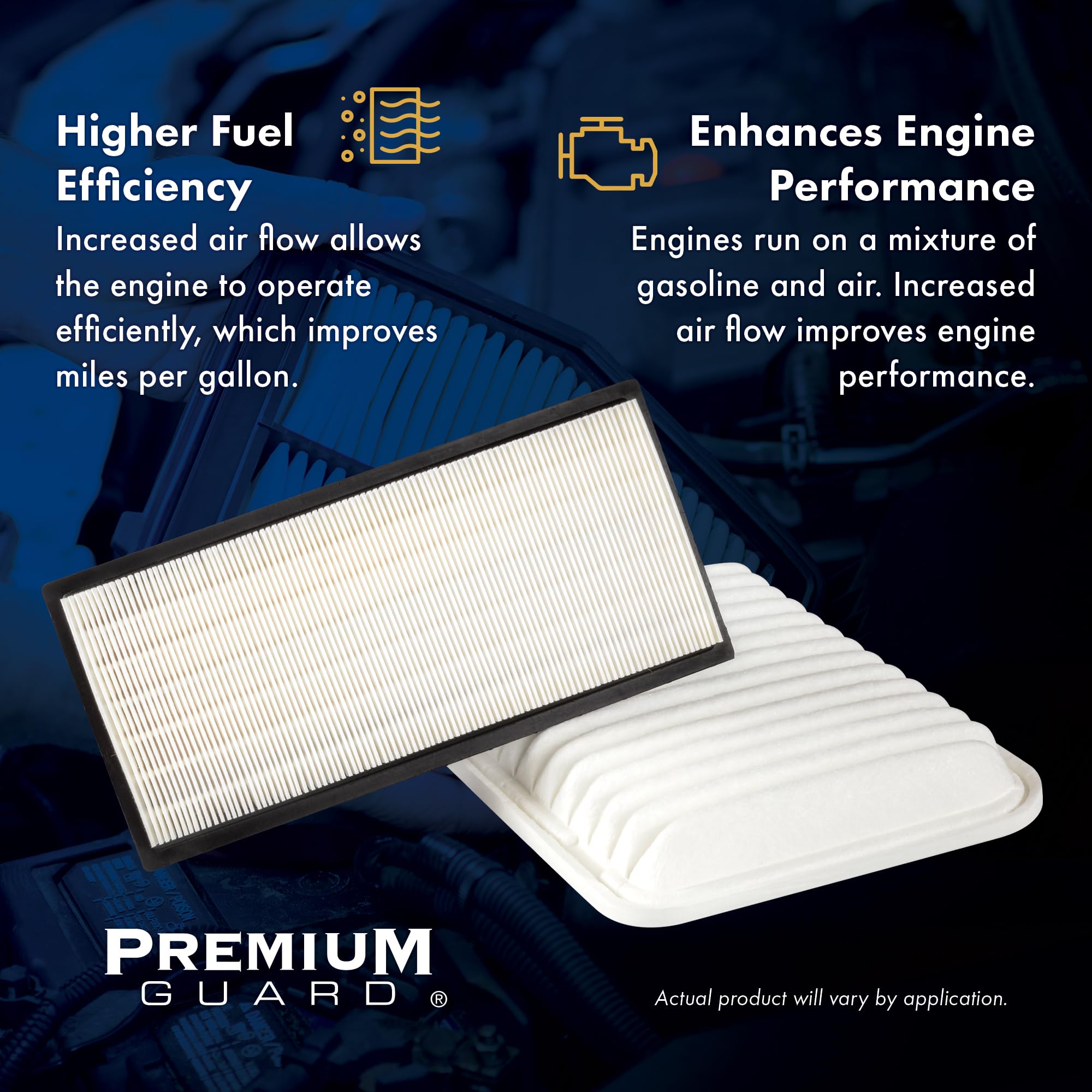 Premium Guard installed in engine bay demonstrating easy fit
