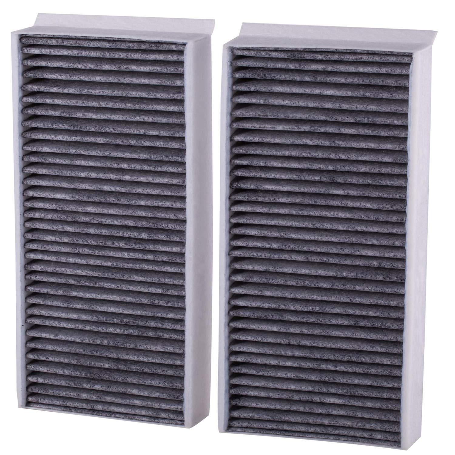 Premium Guard filter beside ruler showing compact size for correct fitment verification