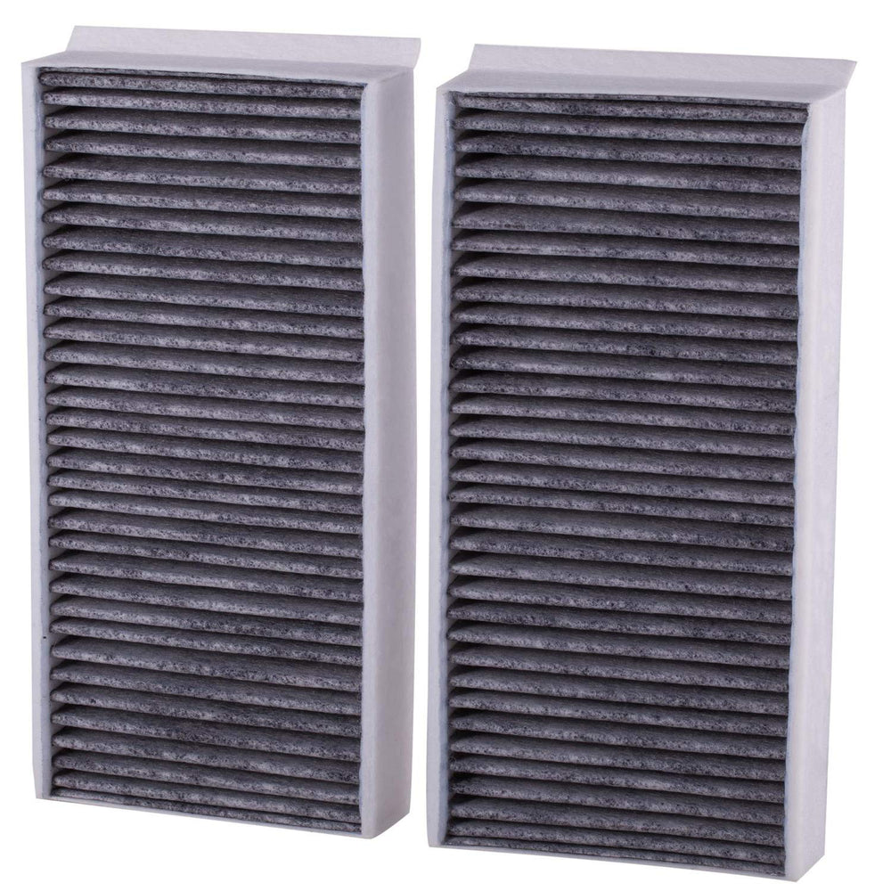 Premium Guard filter beside ruler showing compact size for correct fitment verification