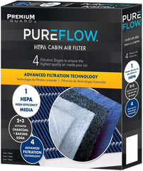 Premium Guard PUREFLOW charcoal layer detail reducing cabin odours