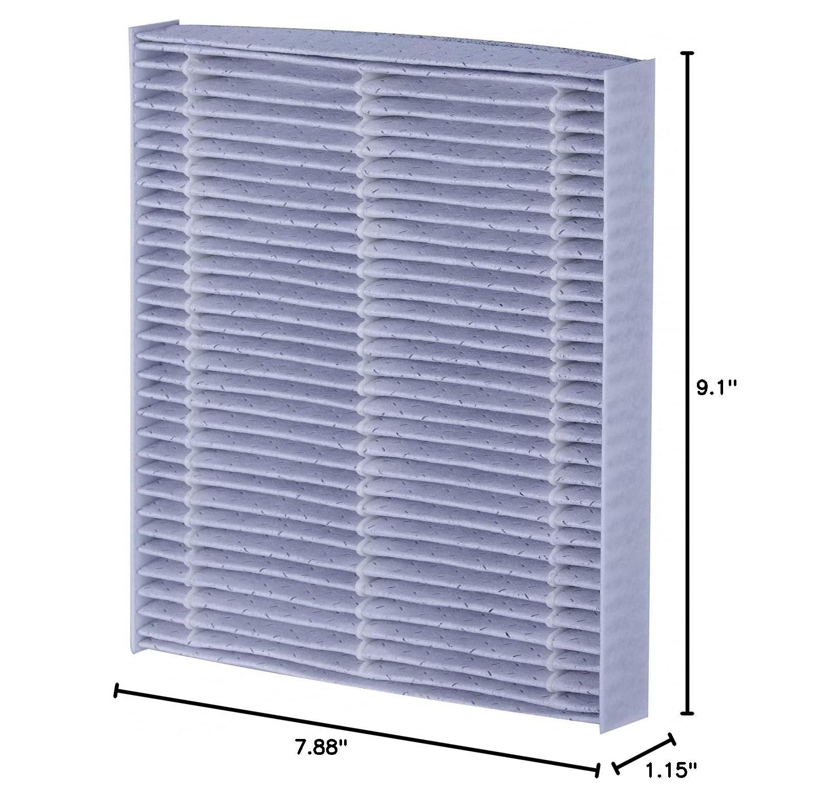 Premium Guard PUREFLOW edge seal detail ensuring proper airflow control