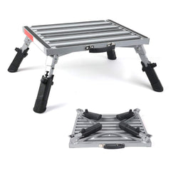 Prime 1 front view of extra-large step showing wide platform and stability