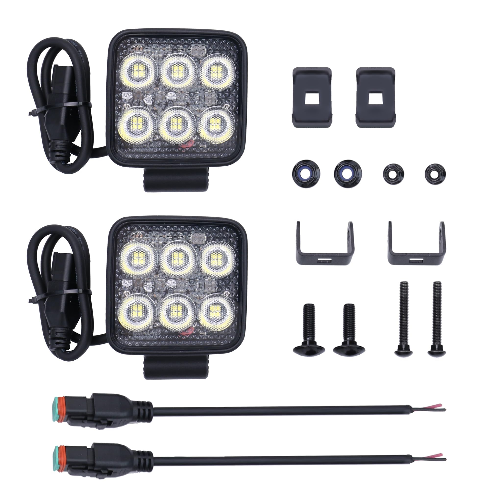 Primelux front view of LED light bar showing bright beam and robust housing benefit clear illumination