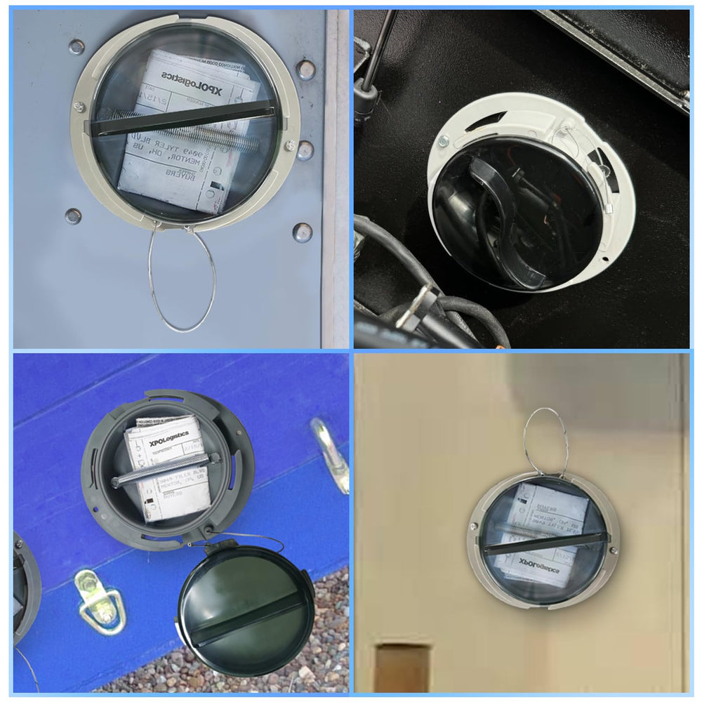 PRINIC ABS body and polycarbonate lid texture highlighting impact resistance