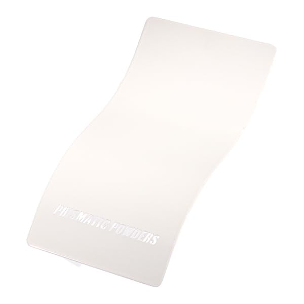 PRISMATIC POWDERS front pack showing 1 lb gloss white powder, clear label and benefit