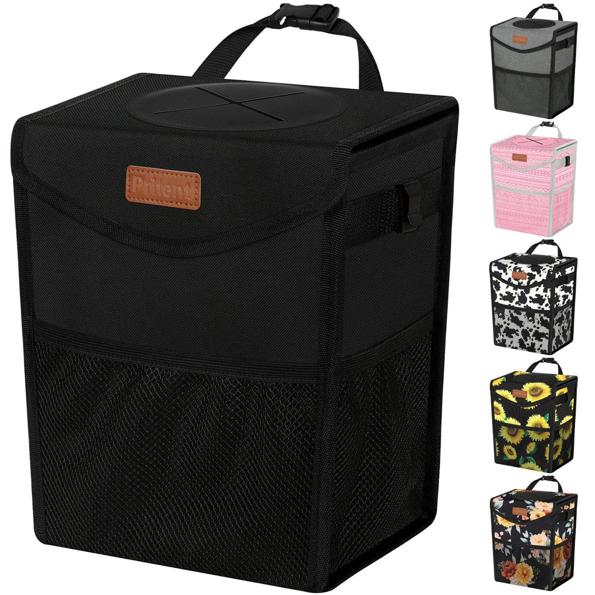 Pritent front view with closed lid showing tidy, odor controlled storage
