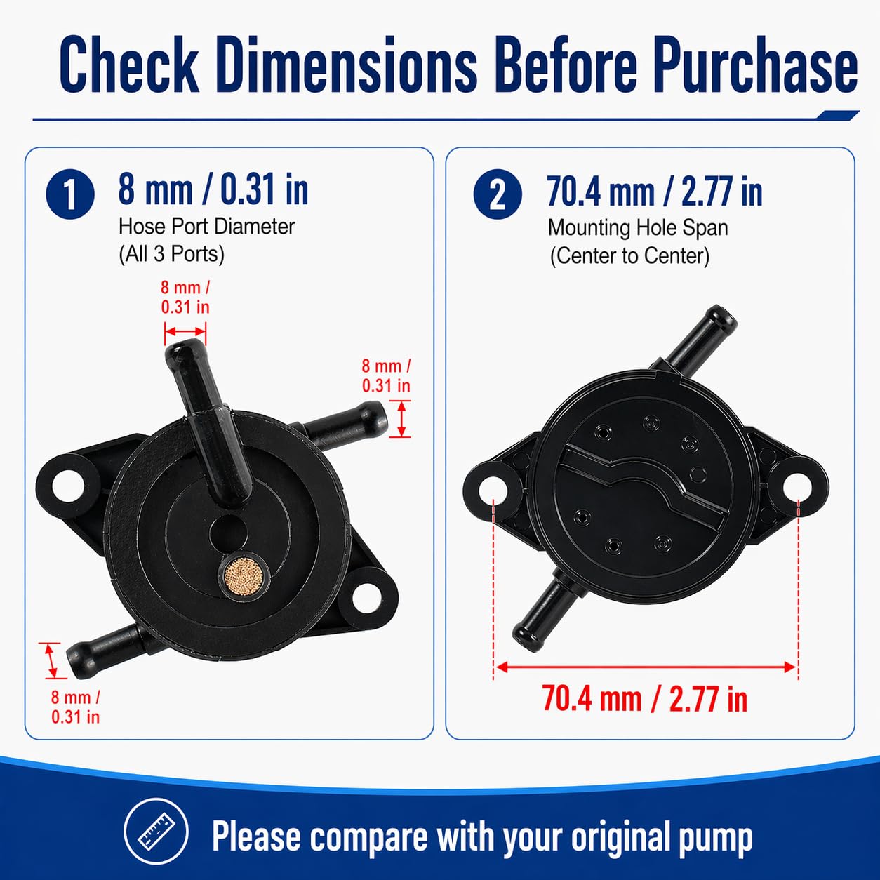 Pro Chaser close-up diaphragm detail revealing seal area and durable construction
