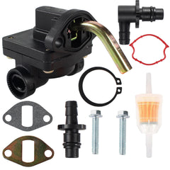 Pro Chaser fuel pump front view showing mounting pattern and clear fit benefit