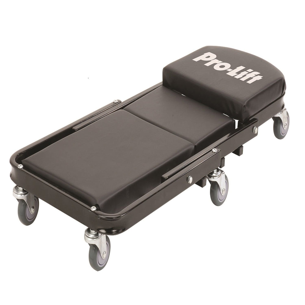 Pro-LifT front view showing full creeper length and sturdy frame for reliable support