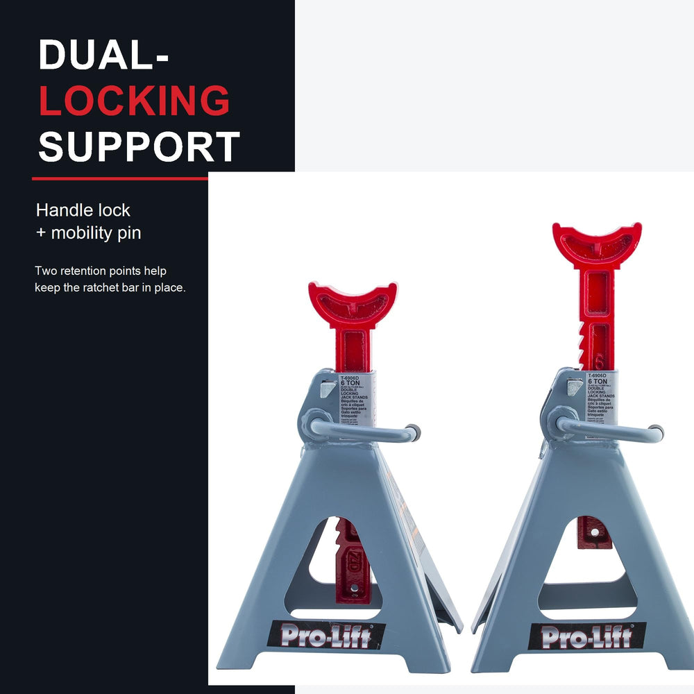 Pro-LifT stamped steel base detail demonstrating broad contact area and stability