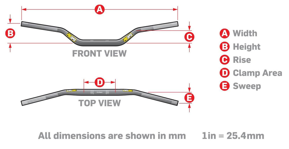 Pro Taper Contour installed on dirt bike demonstrating control and stance