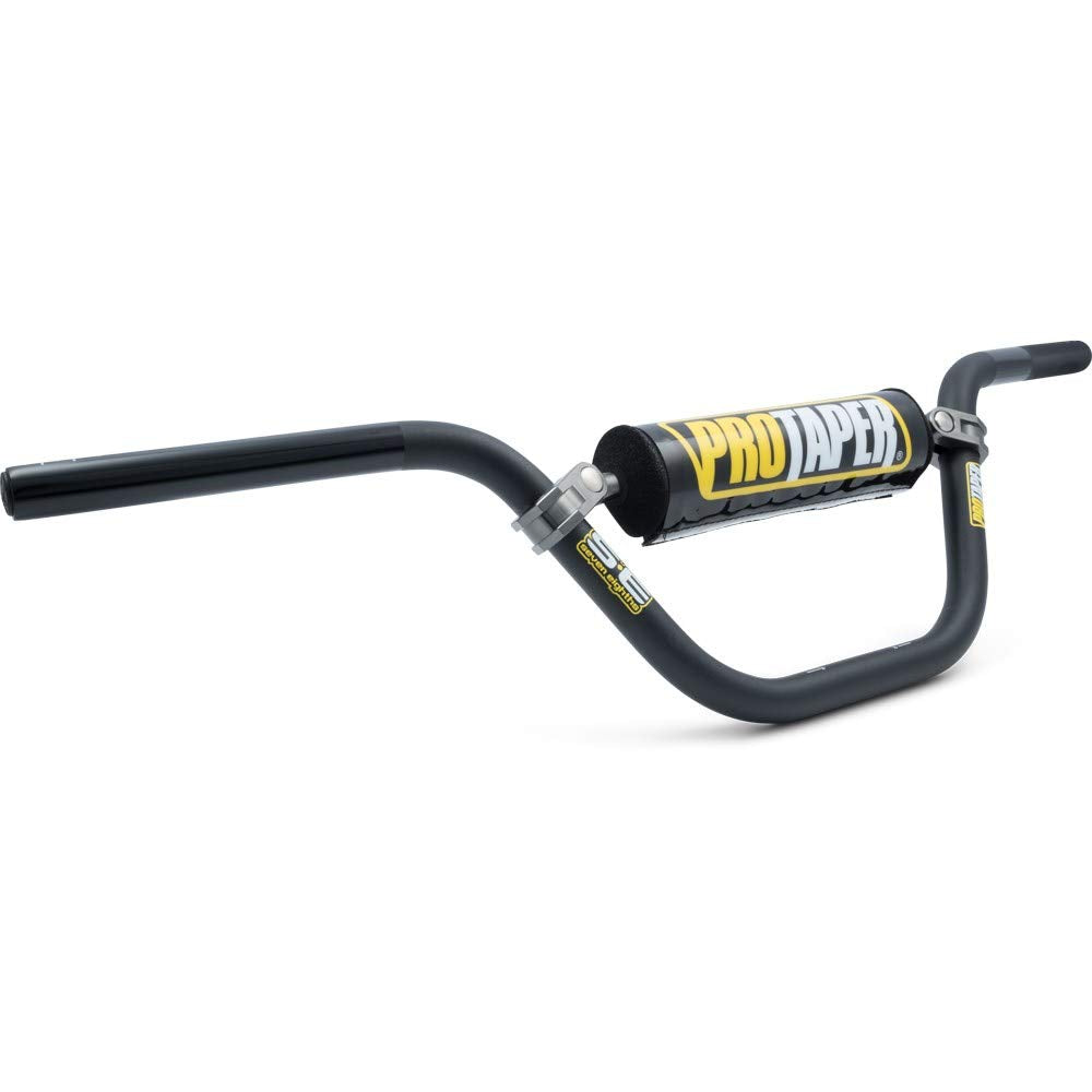 Pro Taper XR 50 jet black handlebar front view showing fit and finish for reliable control