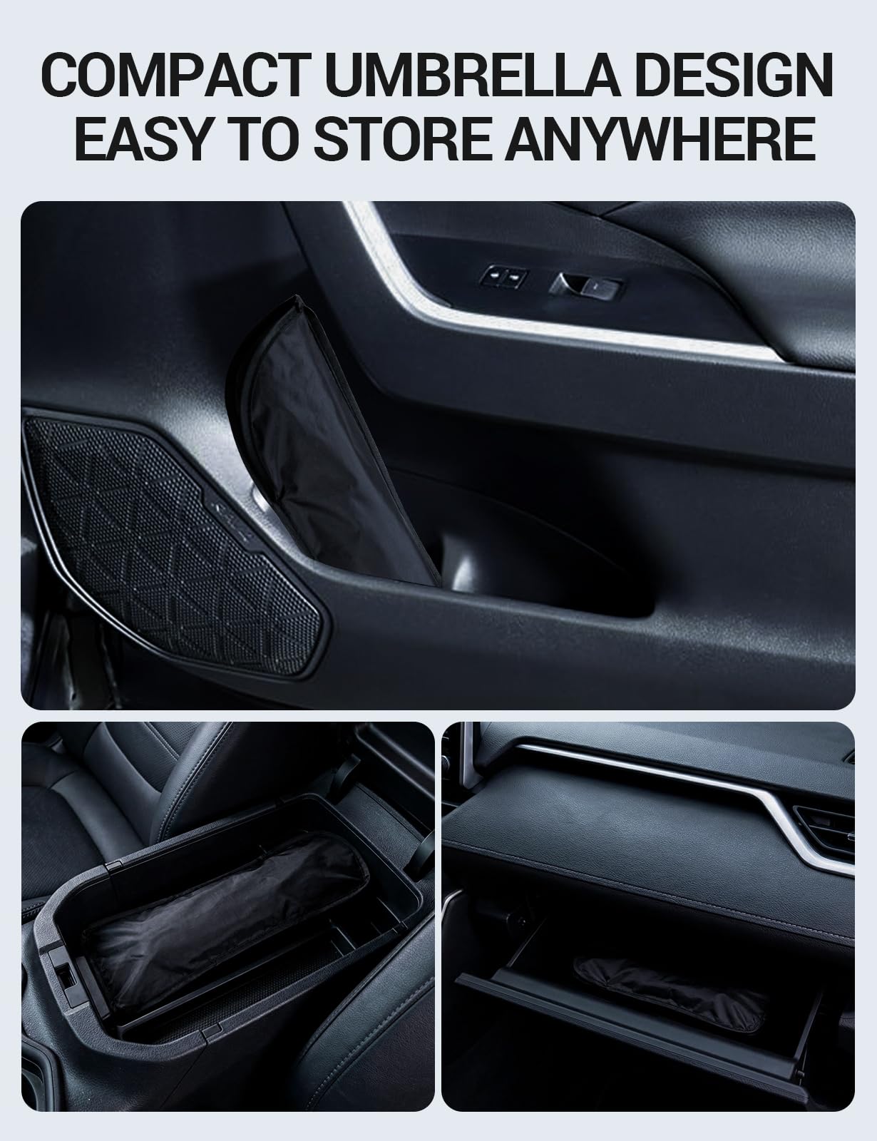Proadsy leather-wrapped edge closeup protecting dash from scratches