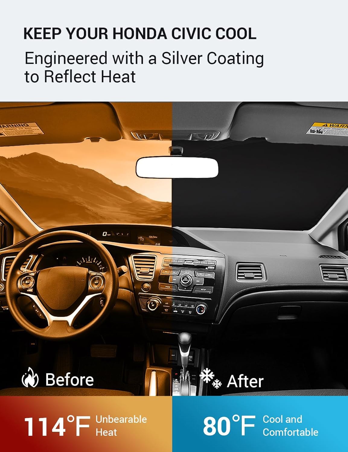 Proadsy interior view showing reduced glare and cooler cabin benefit