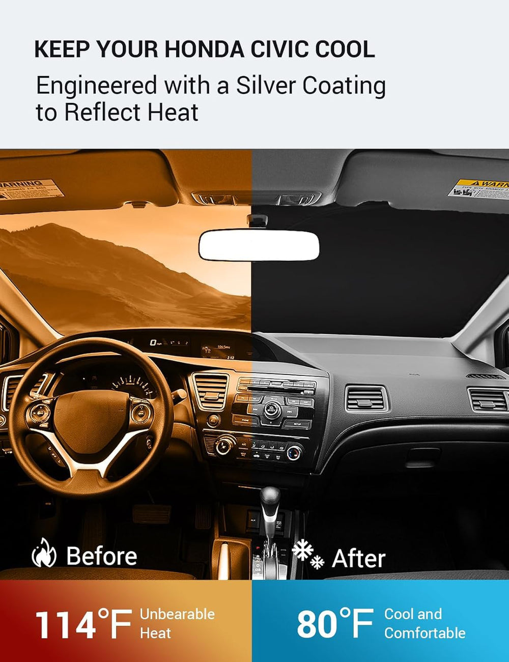 Proadsy interior view showing reduced glare and cooler cabin benefit