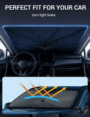 Proadsy mirror cutout aligned on windshield ensuring perfect fit
