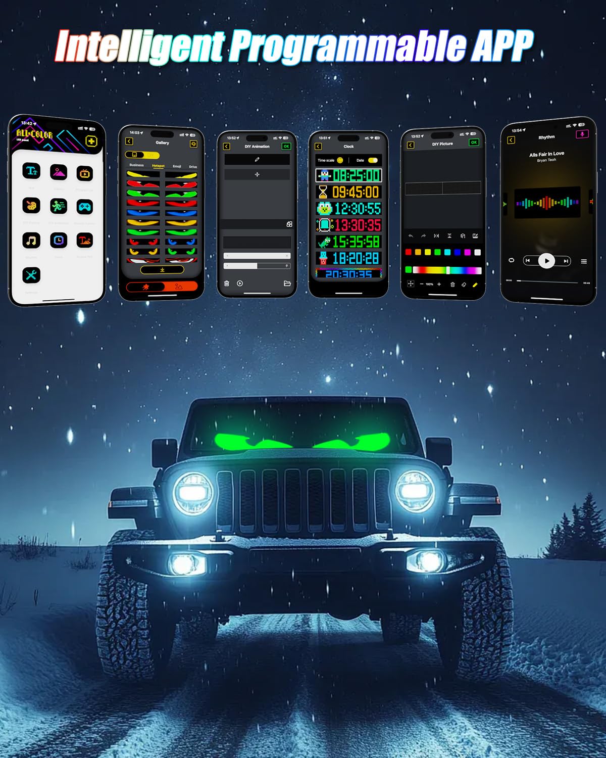 Probapro smartphone app control screen showing customization for immediate edits