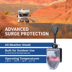 Progressive Industries SSP-30XL tough Lexan housing texture for durable outdoor protection