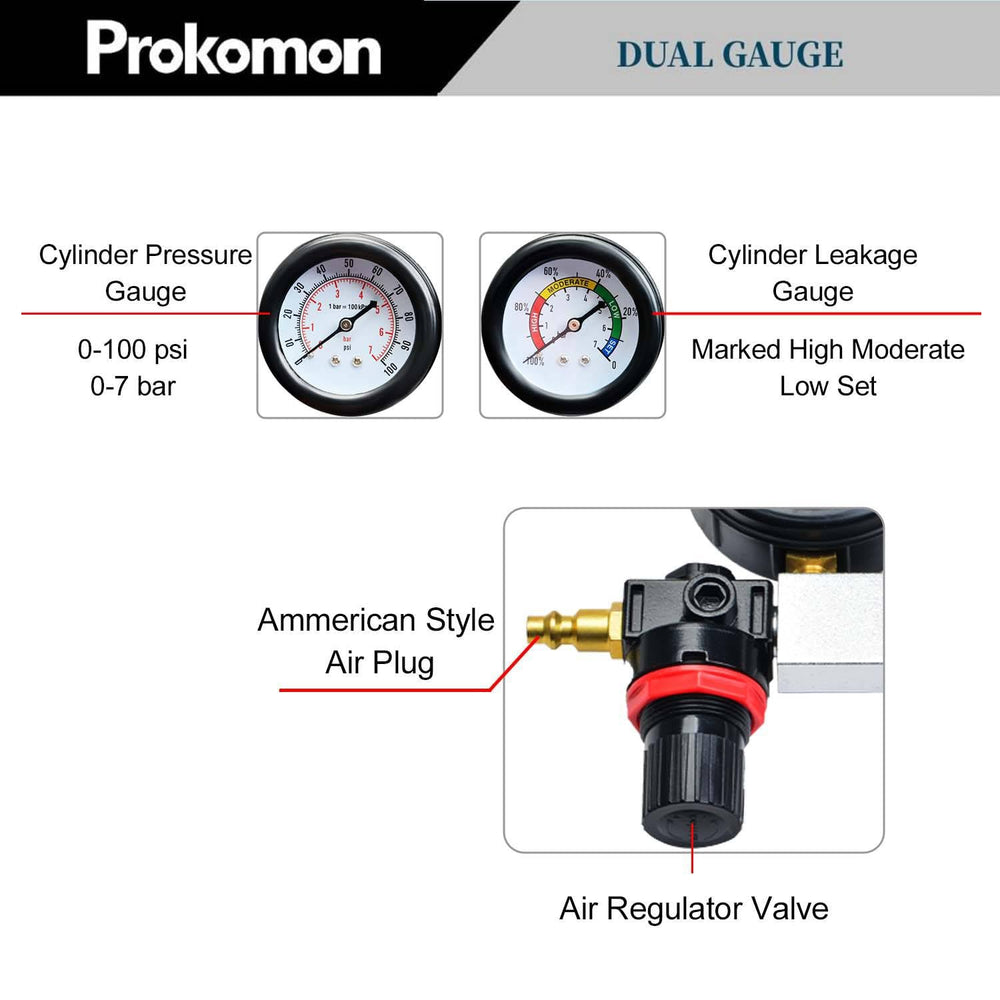 Prokomon assortment of metal adapters and push-on connectors for compatibility