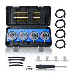 Prokomon front view of four gauges showing clear readings and accurate diagnostics