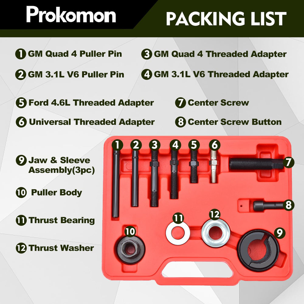 Prokomon adapter pieces detail showing multiple sizes for versatile vehicle fitment benefit