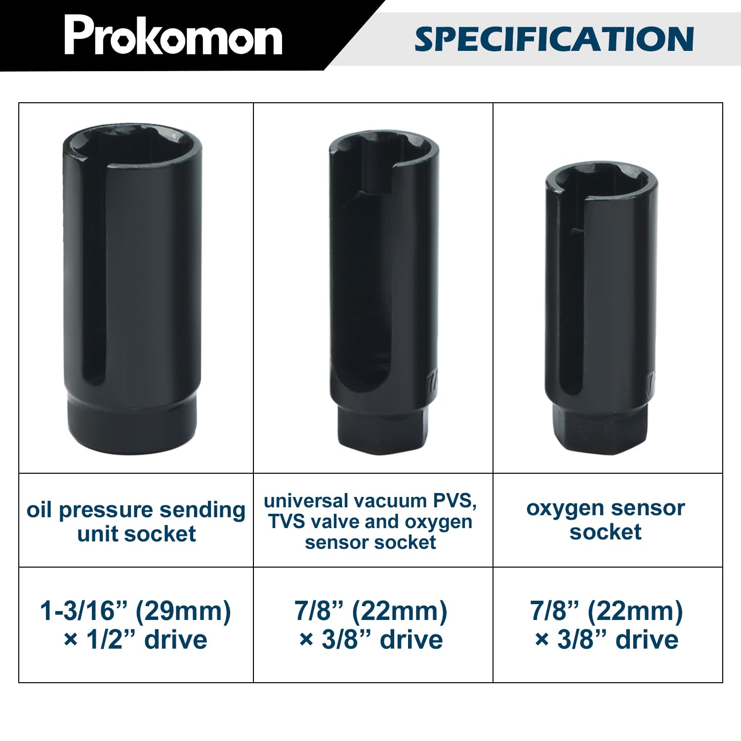 Prokomon close-up of side slot on socket showing wiring clearance and convenience