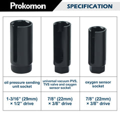 Prokomon close-up of side slot on socket showing wiring clearance and convenience