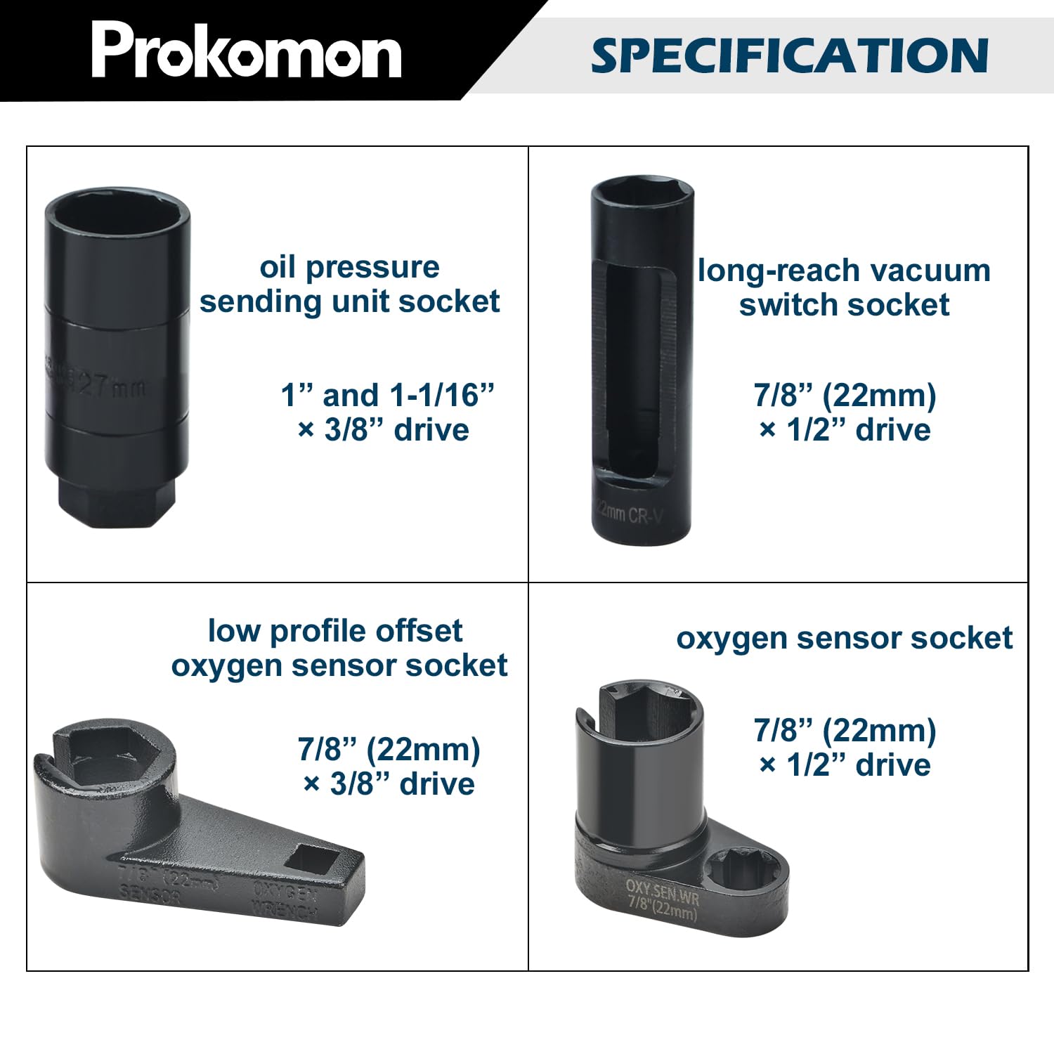 Prokomon socket attached to ratchet during sensor removal demonstrating practical use