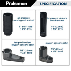 Prokomon socket attached to ratchet during sensor removal demonstrating practical use