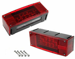 prolineppi front view of rectangular light showing bright LEDs and clear signaling
